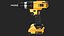Detailed Yellow Electric Screwdriver