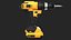 Detailed Yellow Electric Screwdriver