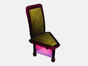 free luxury chair 3d model