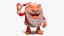 3D model Dwarf - Santa Claus Highpoly