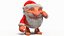 3D model Dwarf - Santa Claus Highpoly