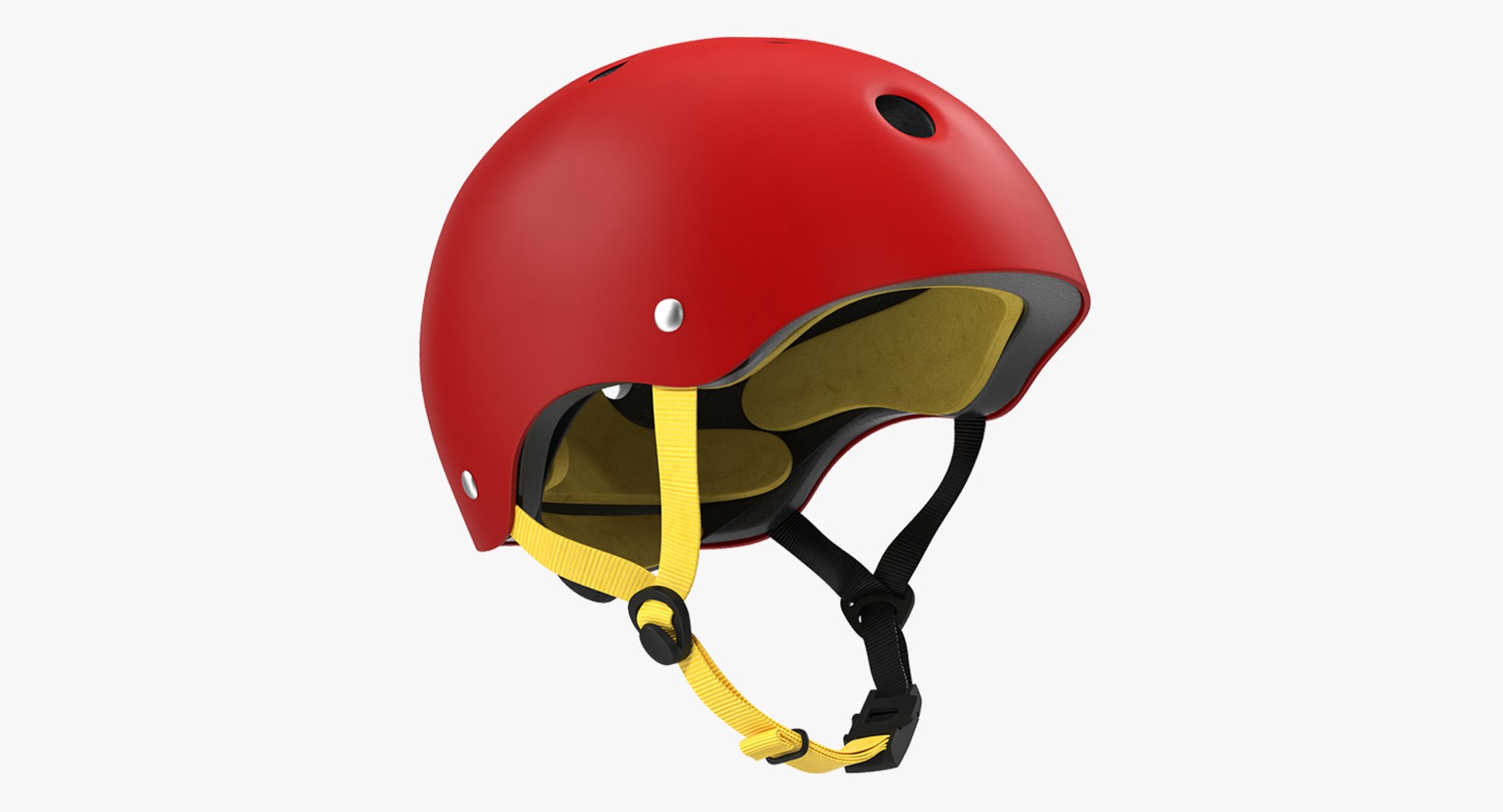 Skate Helmet Generic 3D Model 3D model preview