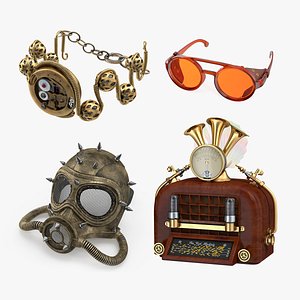 3D model Steampunk Items Collection 2