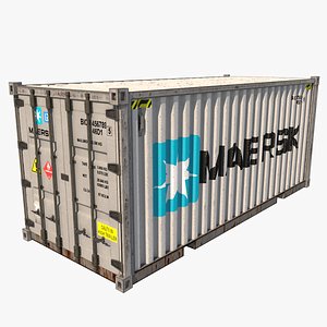 shipping container 1 teu 3D model