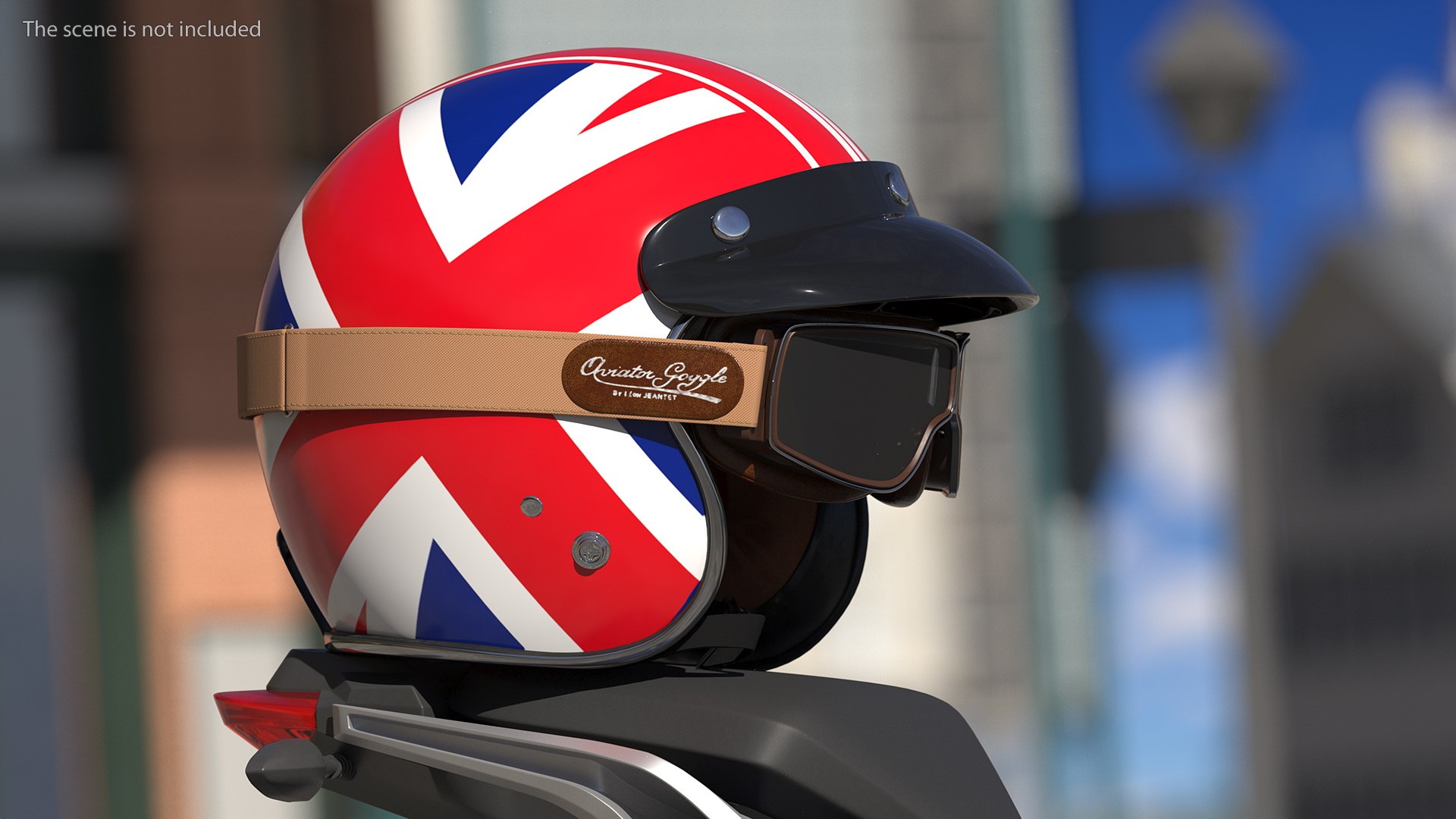 TORC T50 Vintage Helmet With Goggles Model TurboSquid 1951653