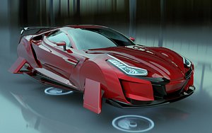 HD Generic Hover Sport Car