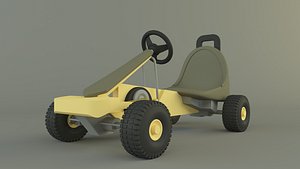 3D model go kart vehicle 3D model