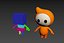 Character177 Rigged Mascot 3D model
