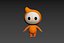 Character177 Rigged Mascot 3D model