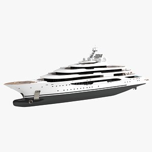 Willie Spirit Luxury Yacht Dynamic Simulation 3D model