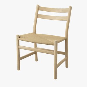 chair hans j wegner 3d model