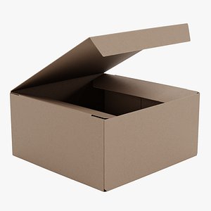 3D Paper Box 02 Rigged