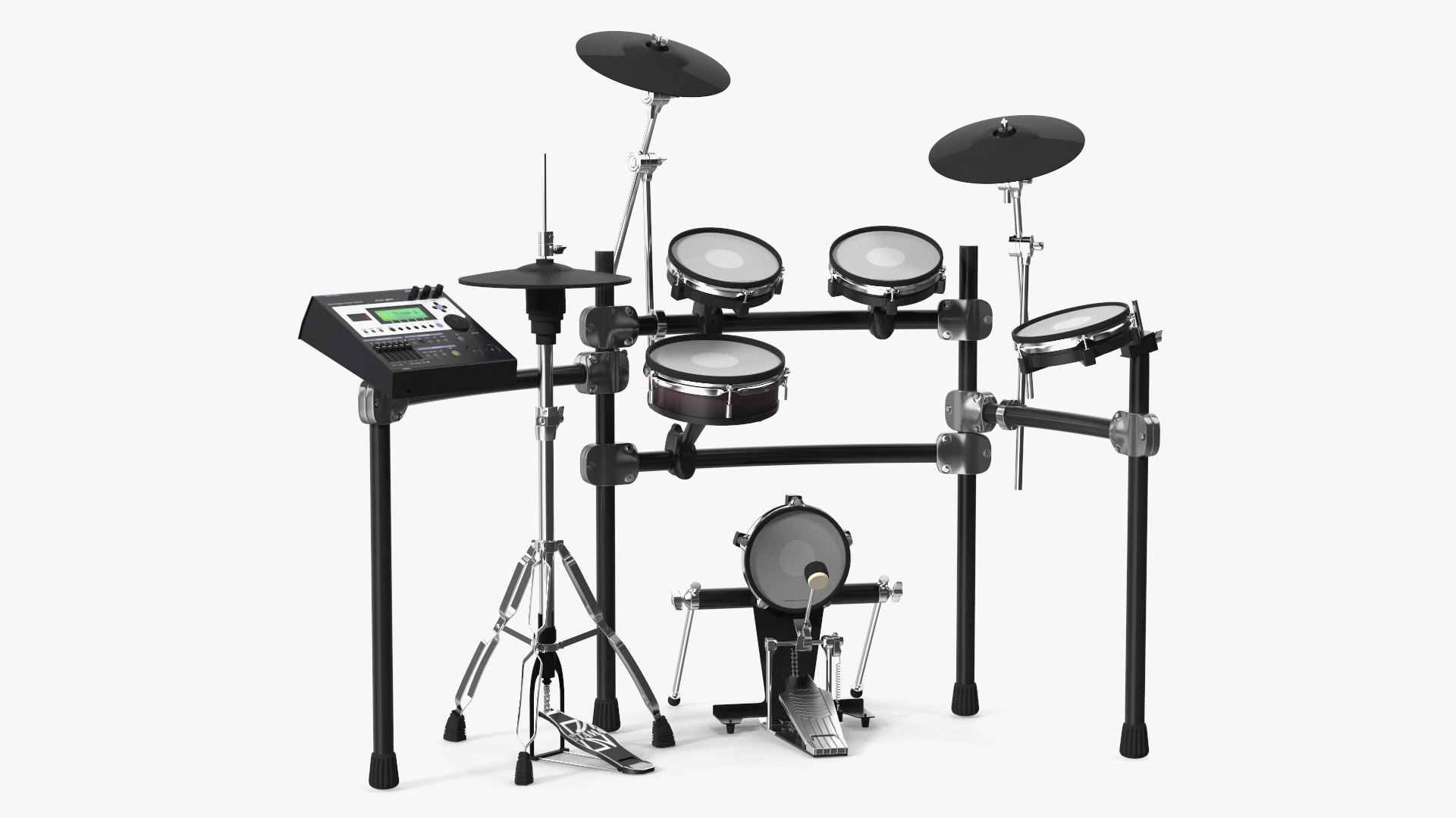 Electronic Drum Set 3D model preview