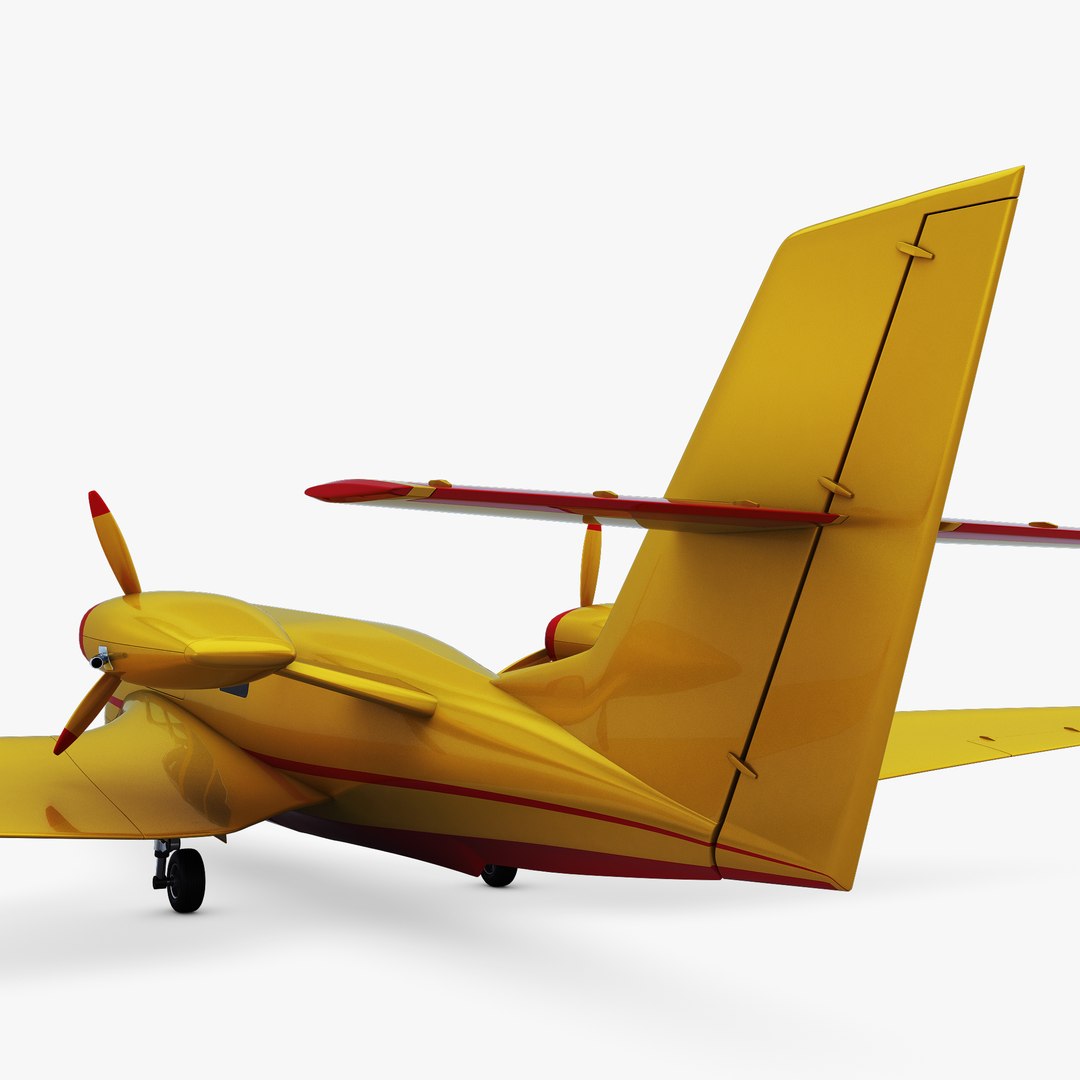 3D Generic Amphibious Aircraft 1 - TurboSquid 1519485