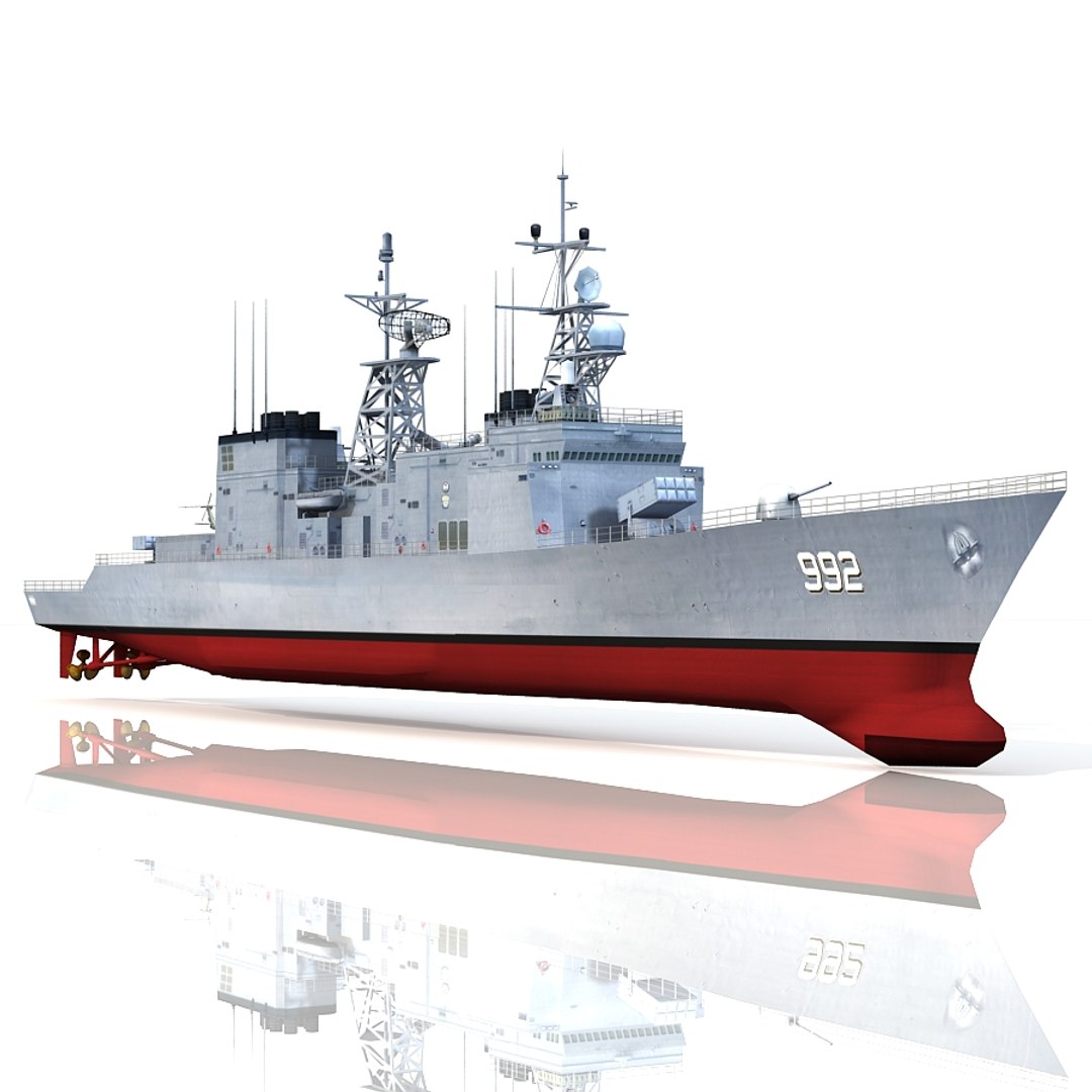 Uss Fletcher Dd-992 Dd 3ds