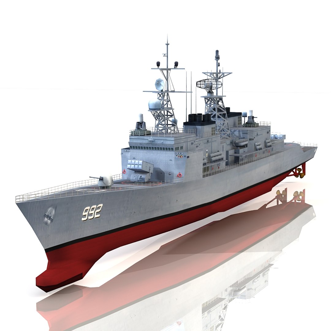 Uss Fletcher Dd-992 Dd 3ds