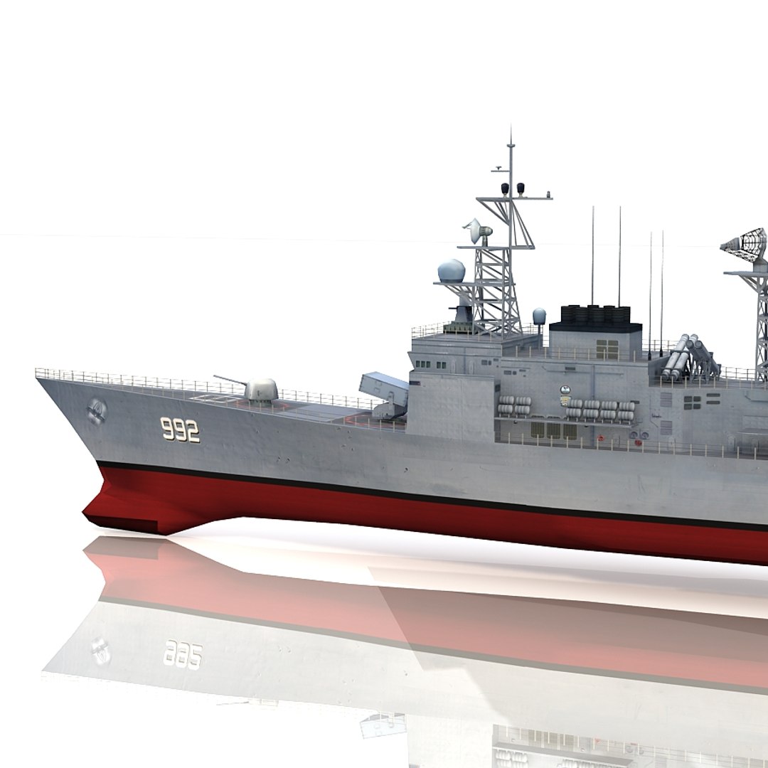 Uss Fletcher Dd-992 Dd 3ds