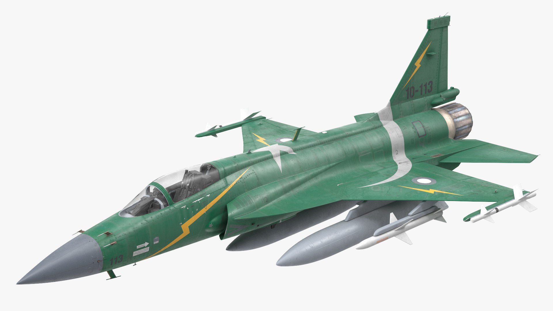 Chengdu FC-1 Xiaolong Flight 3D model preview