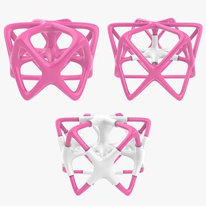 3D Math Sci-Fi Geometries Set 08 model