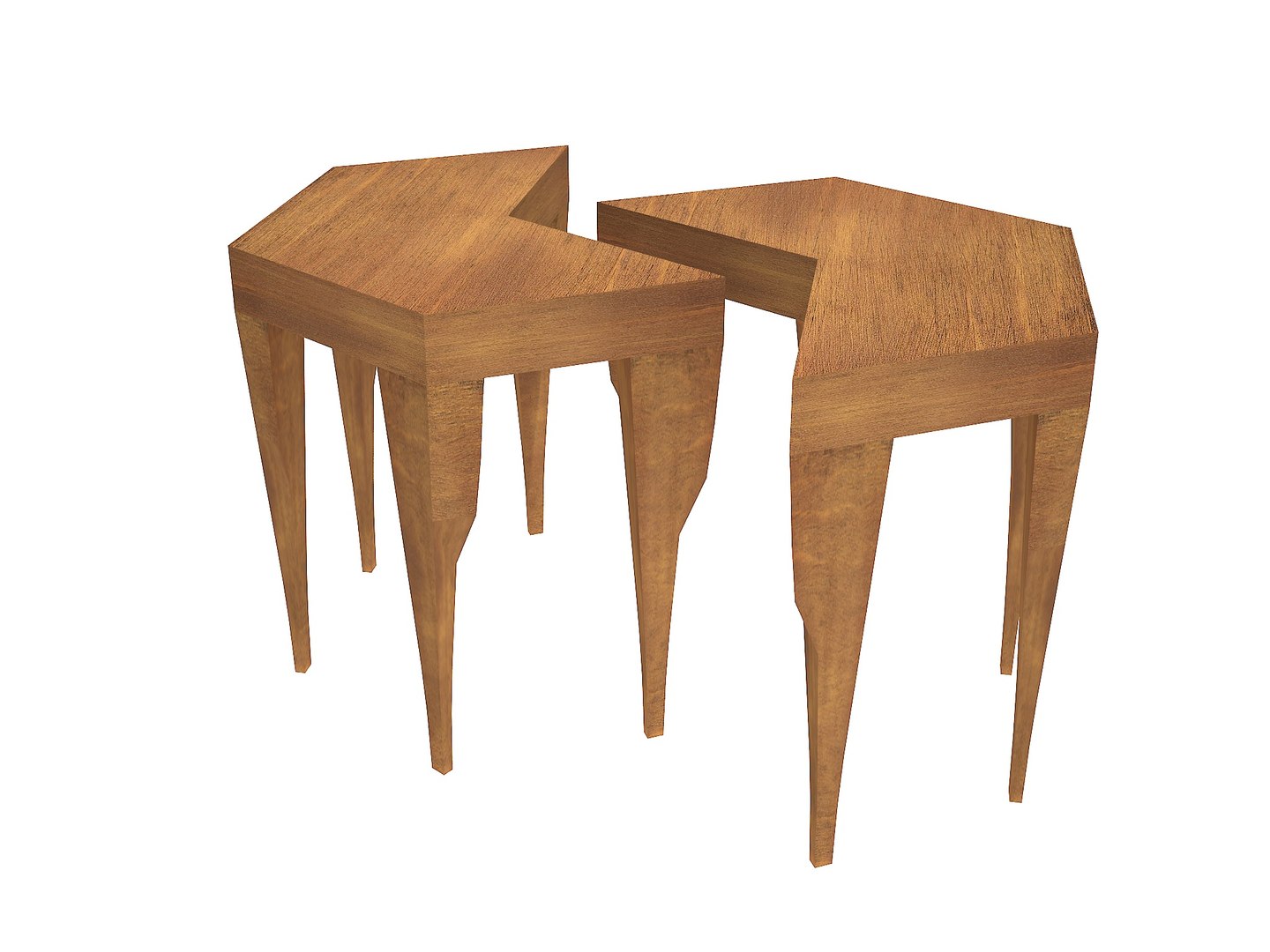 Hexa Table 3D Model - TurboSquid 1721077