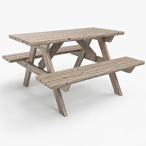 Picnic Table Rustic Oak A