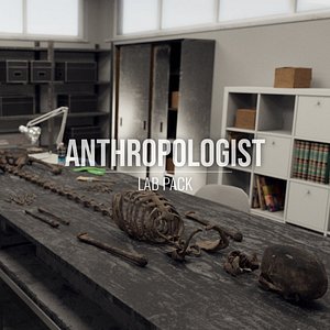 3D anthropologist lab unity model