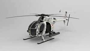 AH-6j Little Bird 3D model
