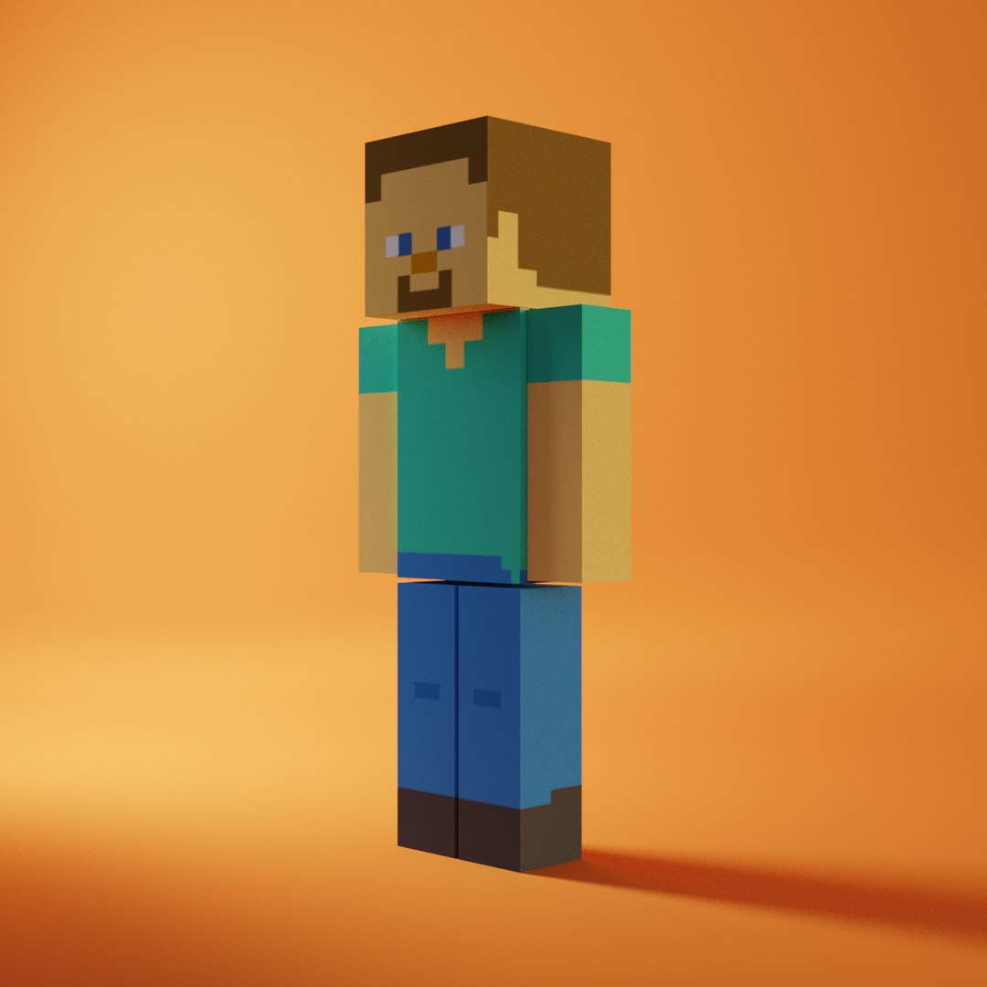 Free minecraft character 3D model - TurboSquid 1295104