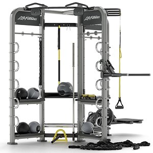 3D model Sports trainer Life Fitness Synrgy 360