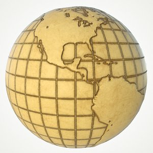 Earth Globe World map