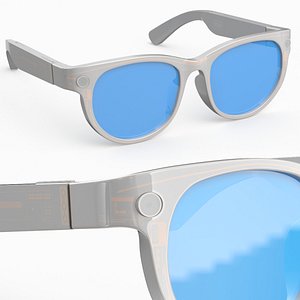 Smart AI Glasses White