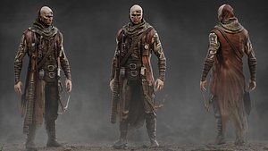 3D model Post Apocalyptic Man
