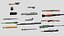 low poly weapons full pack