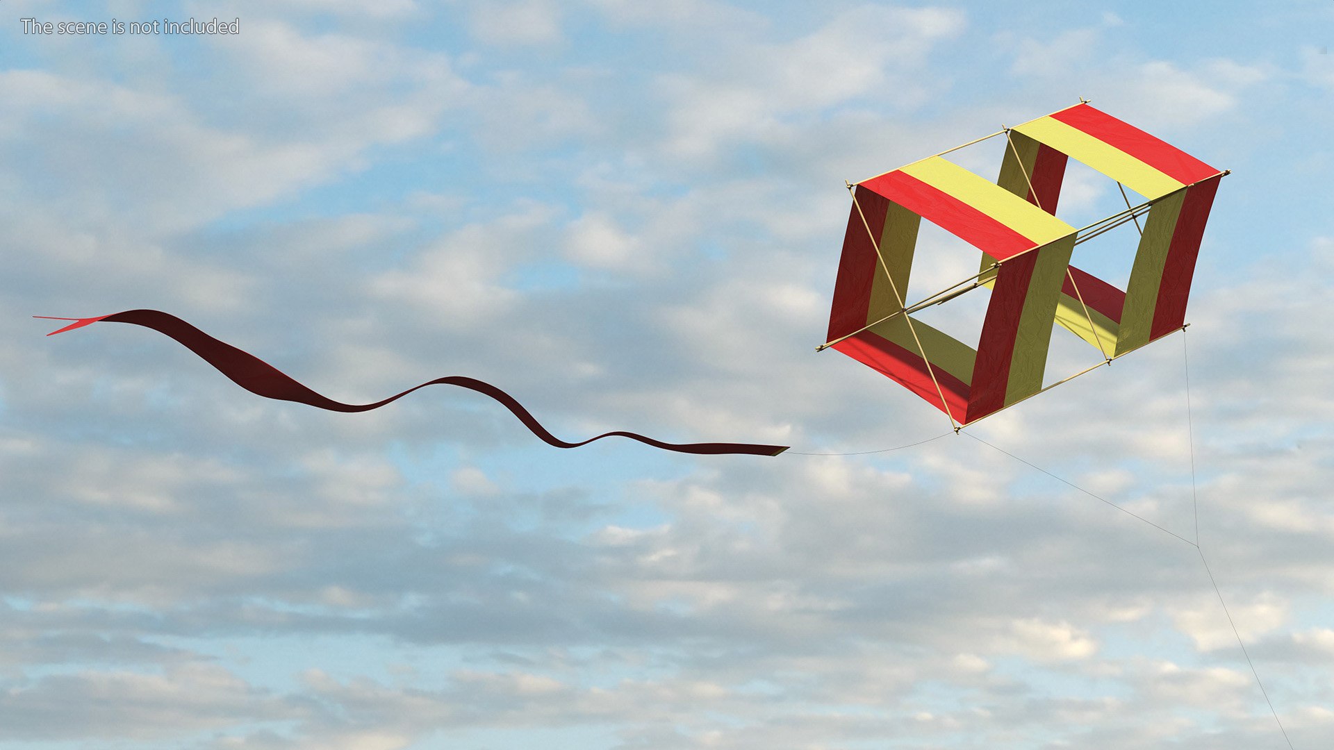 3D Box Kite - TurboSquid 2214670