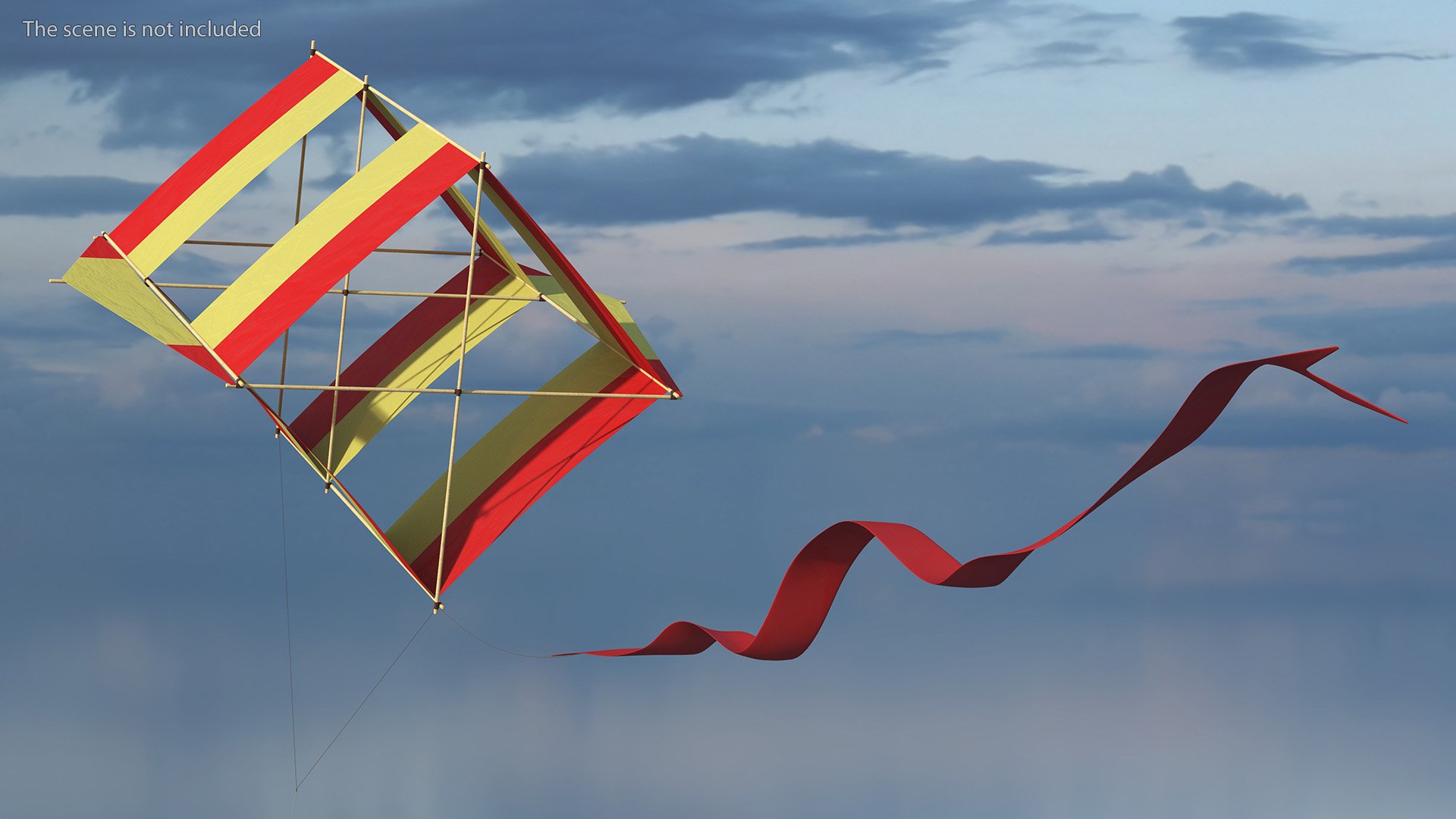 3D Box Kite - TurboSquid 2214670