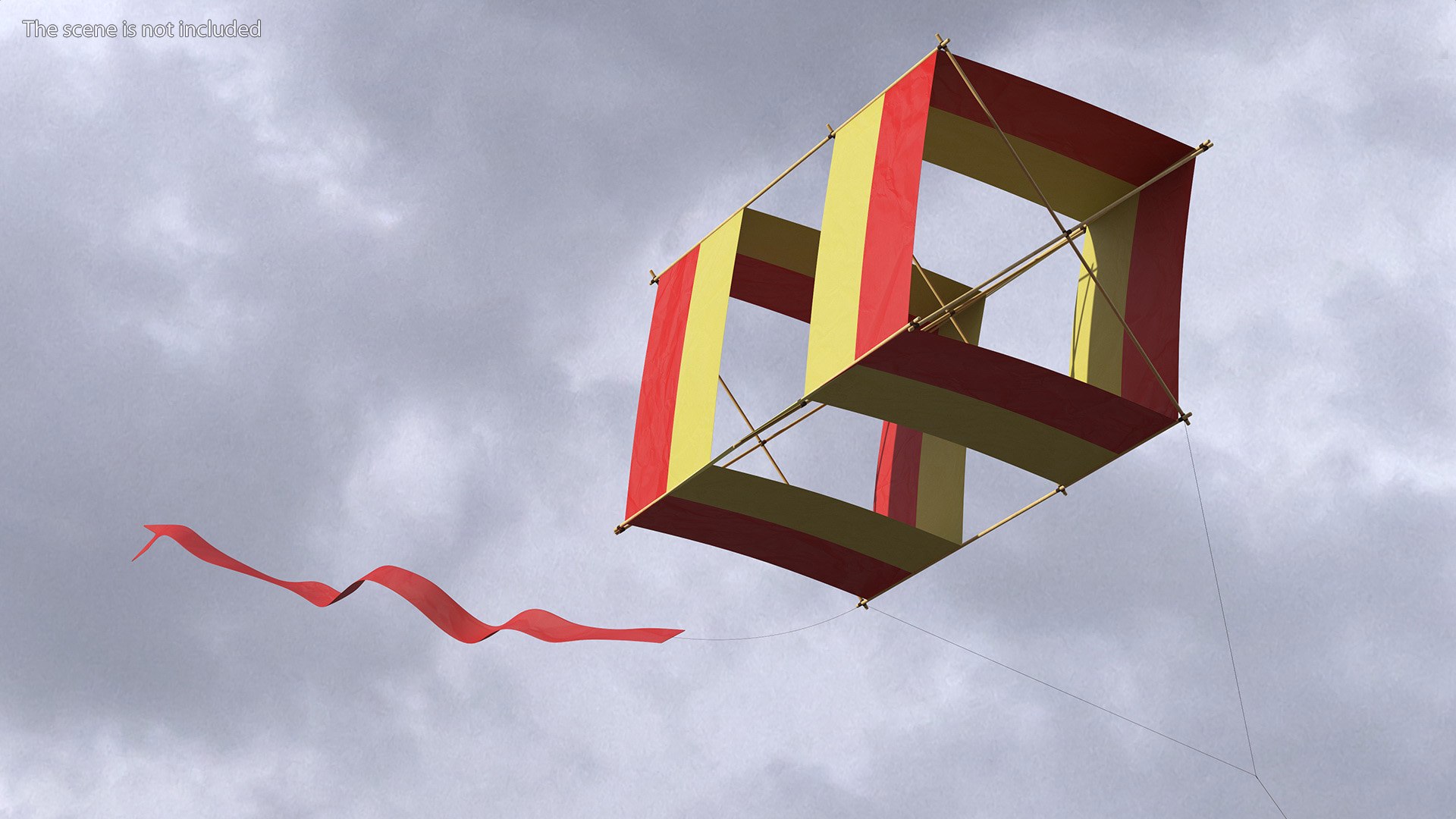 3D Box Kite - TurboSquid 2214670