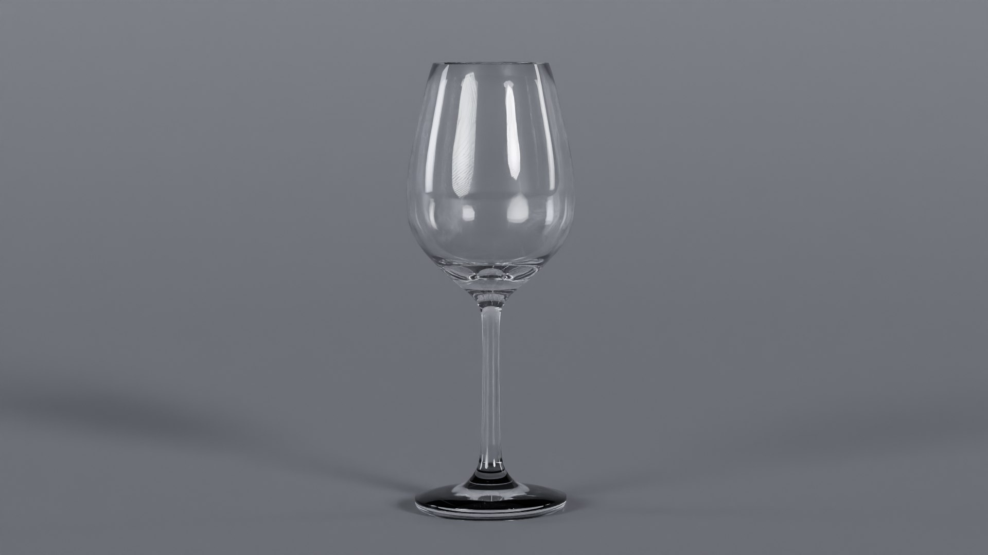 3D Low Poly Wine Glass 3D Model True Renders UV 4K PBR Textures ...