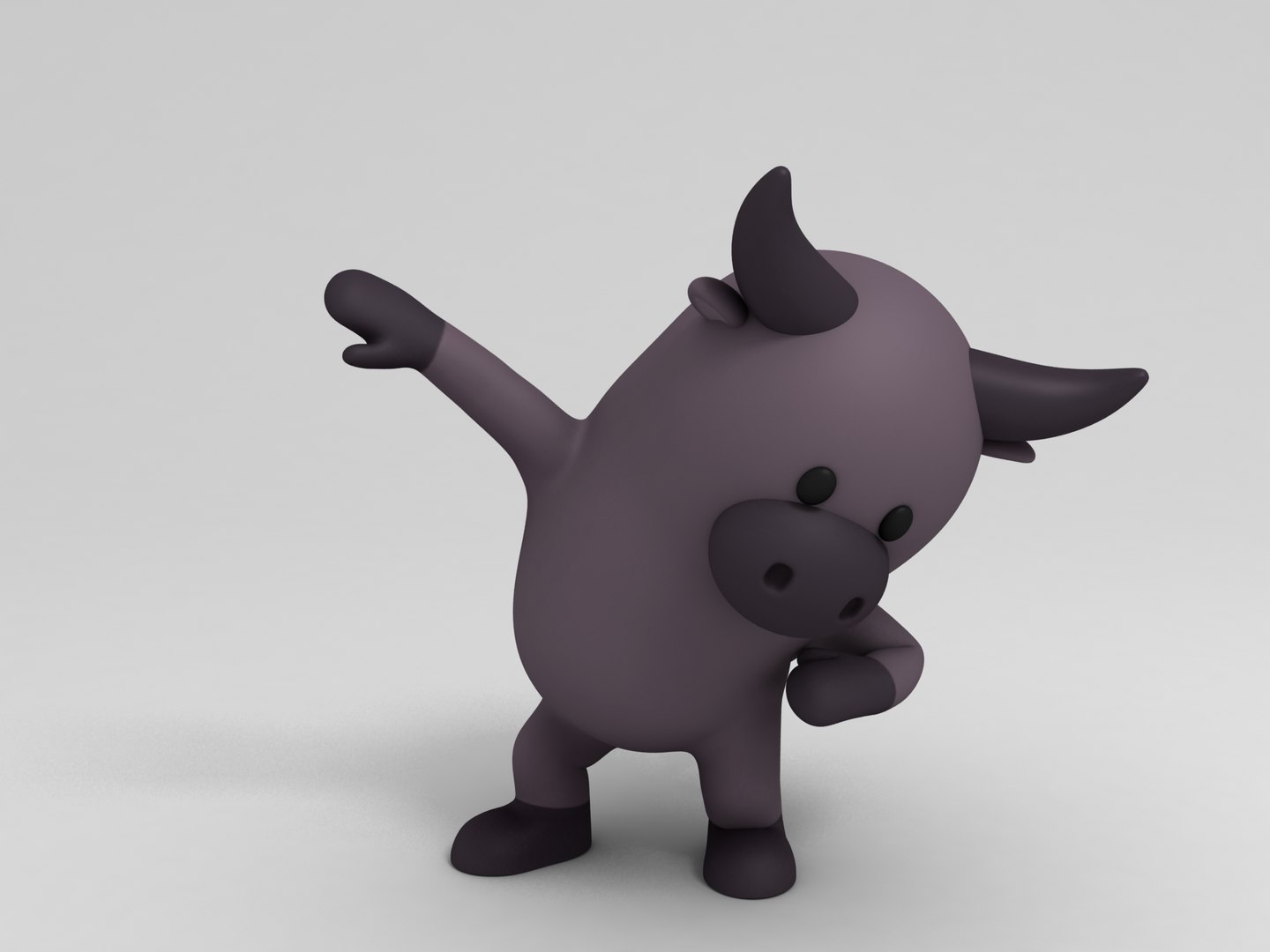 Buffalo Cartoon Rigged 3D Model - TurboSquid 1293713