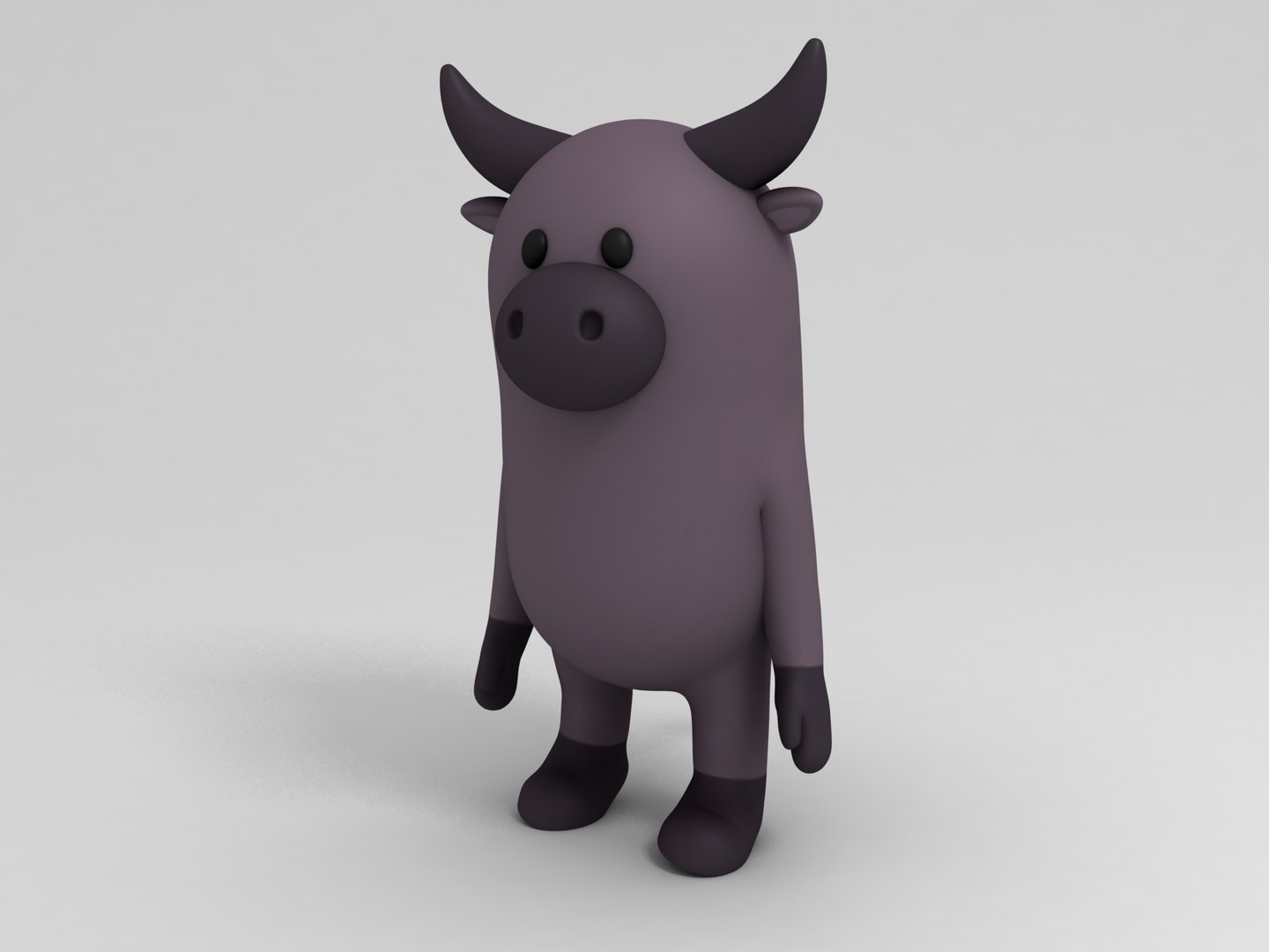 Buffalo Cartoon Rigged 3D Model - TurboSquid 1293713
