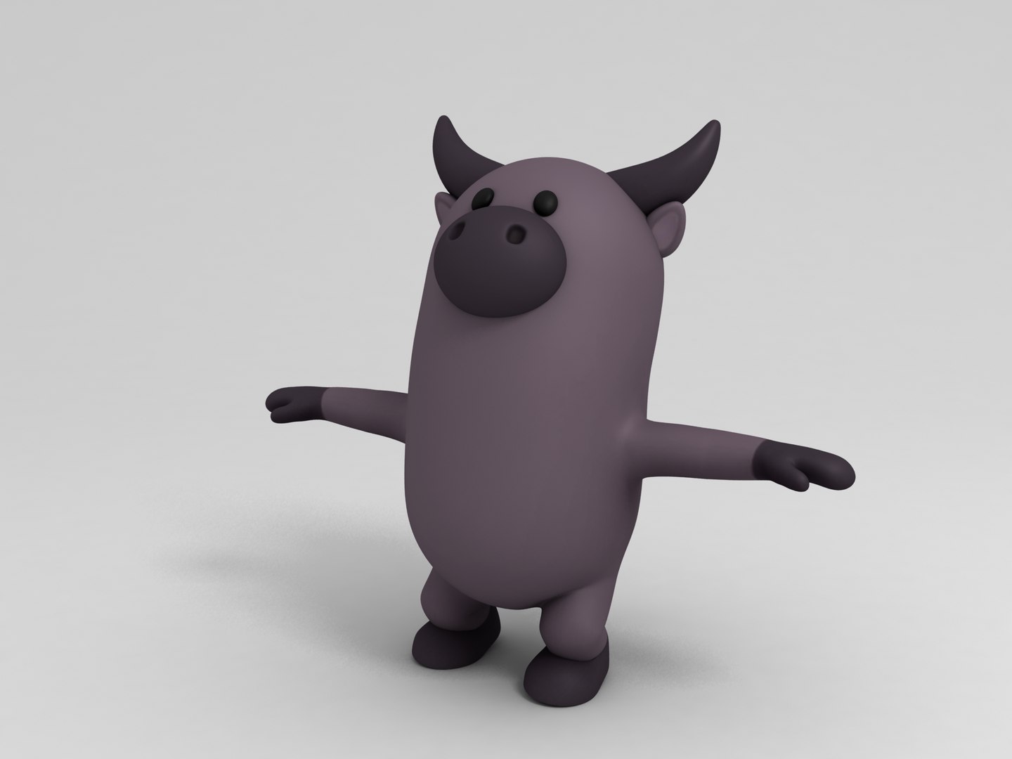 Buffalo Cartoon Rigged 3D Model - TurboSquid 1293713
