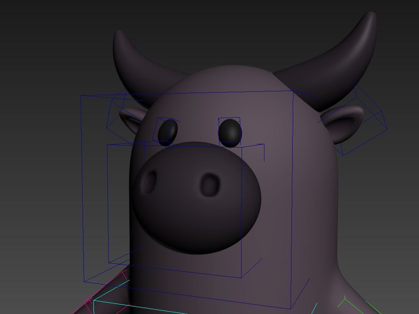 Buffalo Cartoon Rigged 3D Model - TurboSquid 1293713
