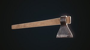 gameready axe 3D