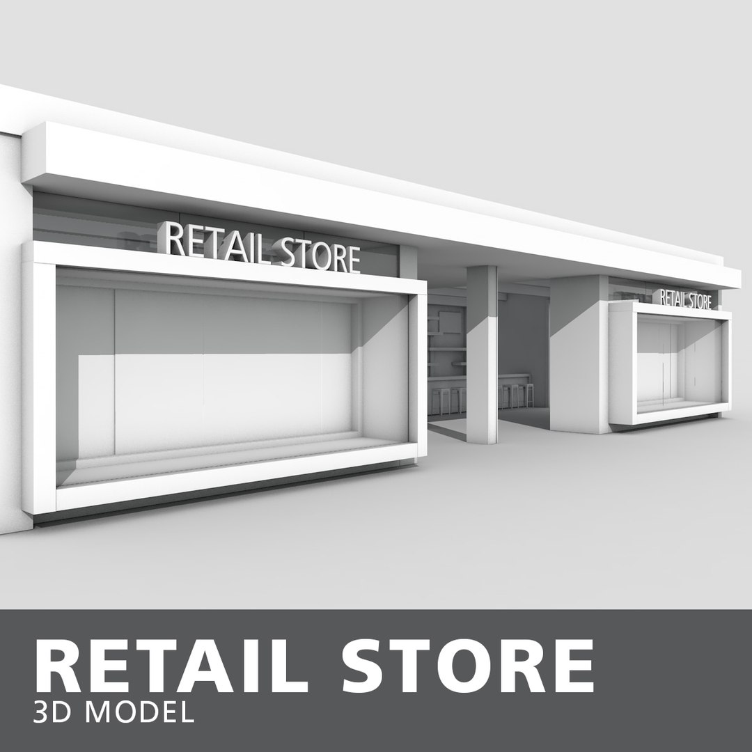 Retail Interior Store Model - TurboSquid 1261872