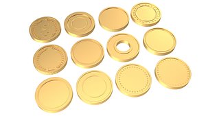 3D Coins model