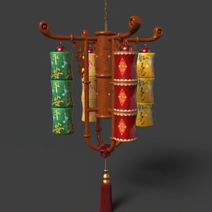 Chinese bamboo   lantern model