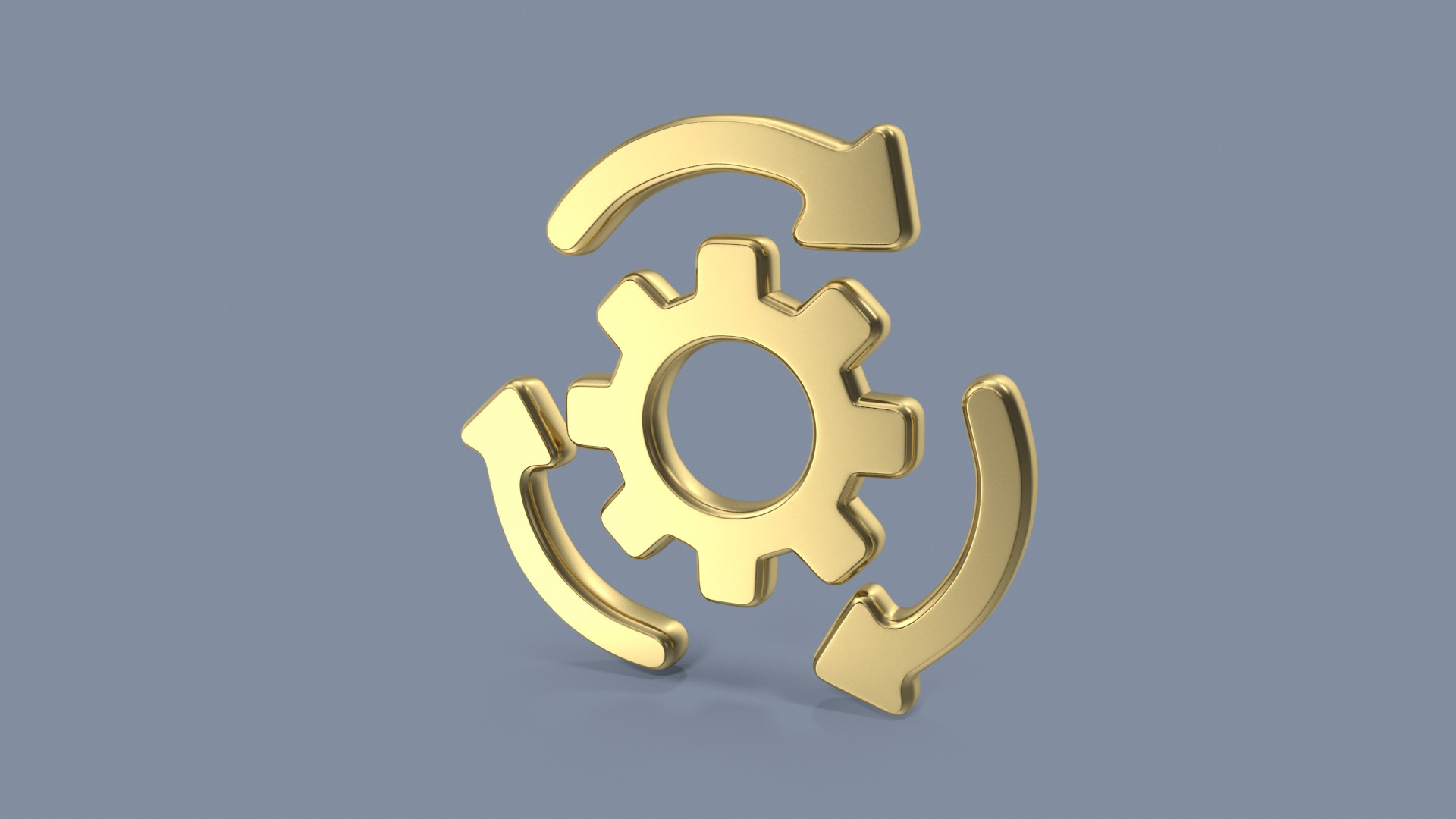 modelo 3d Símbolo de rueda de procesamiento en curso - TurboSquid 2066709