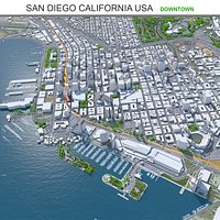San Diego Downtown California USA