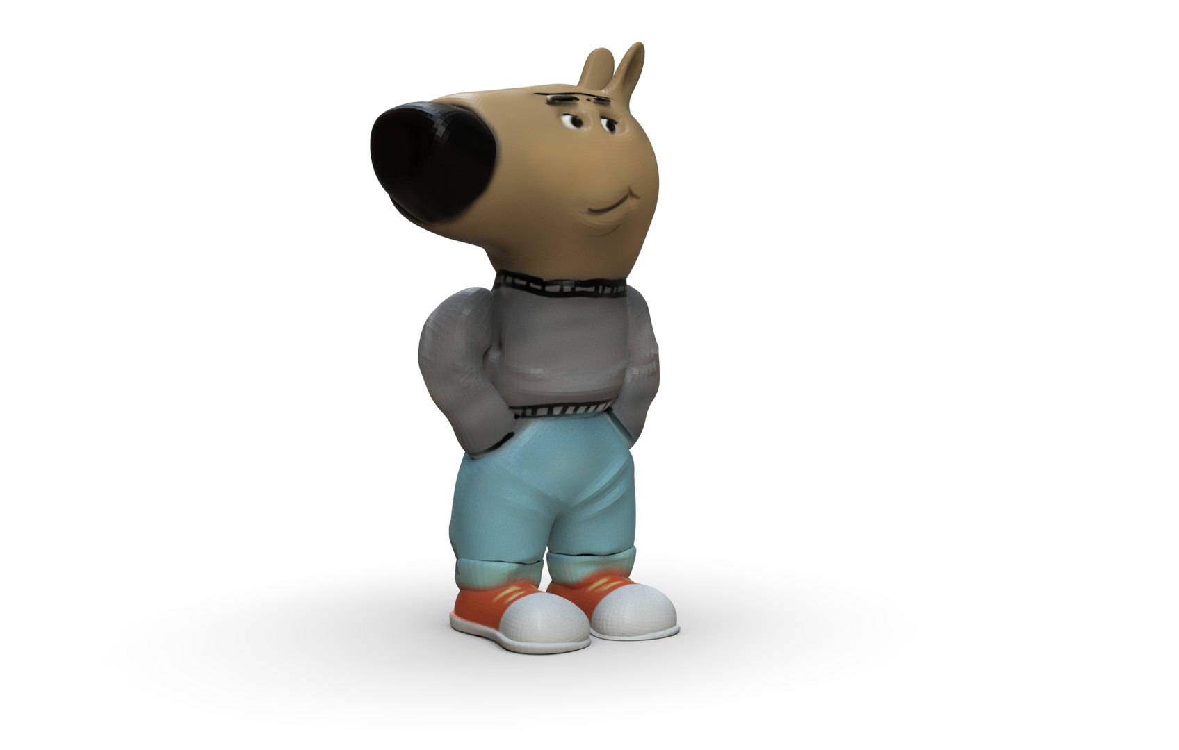 Chill Guy Model - TurboSquid 2315311