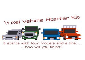 voxel vehicles starter kit obj free