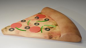 3 d pizza model 3D